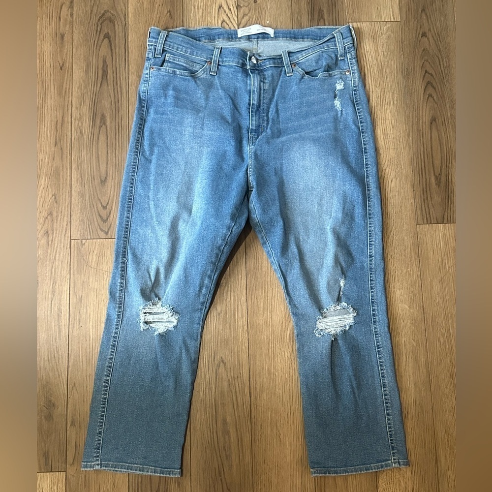 SIGNATURE LEVI STRAUSS heritage high rise straight jeans